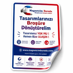 Yapışkanlı El İlanı Broşür